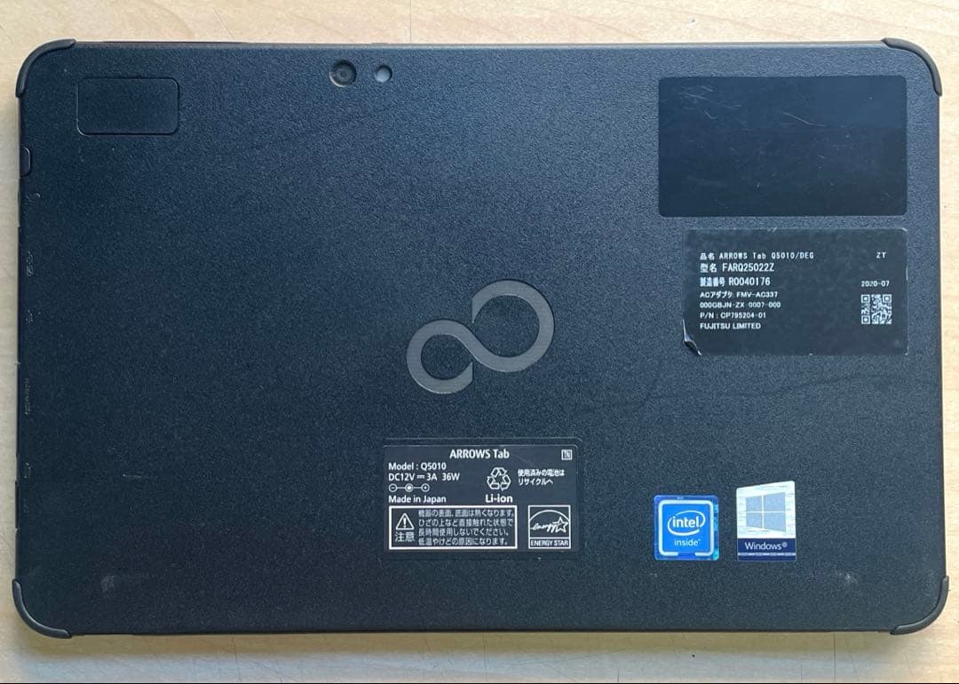 ARROWS Tab Q5010/DEG Celeron 128GB 美品　#6