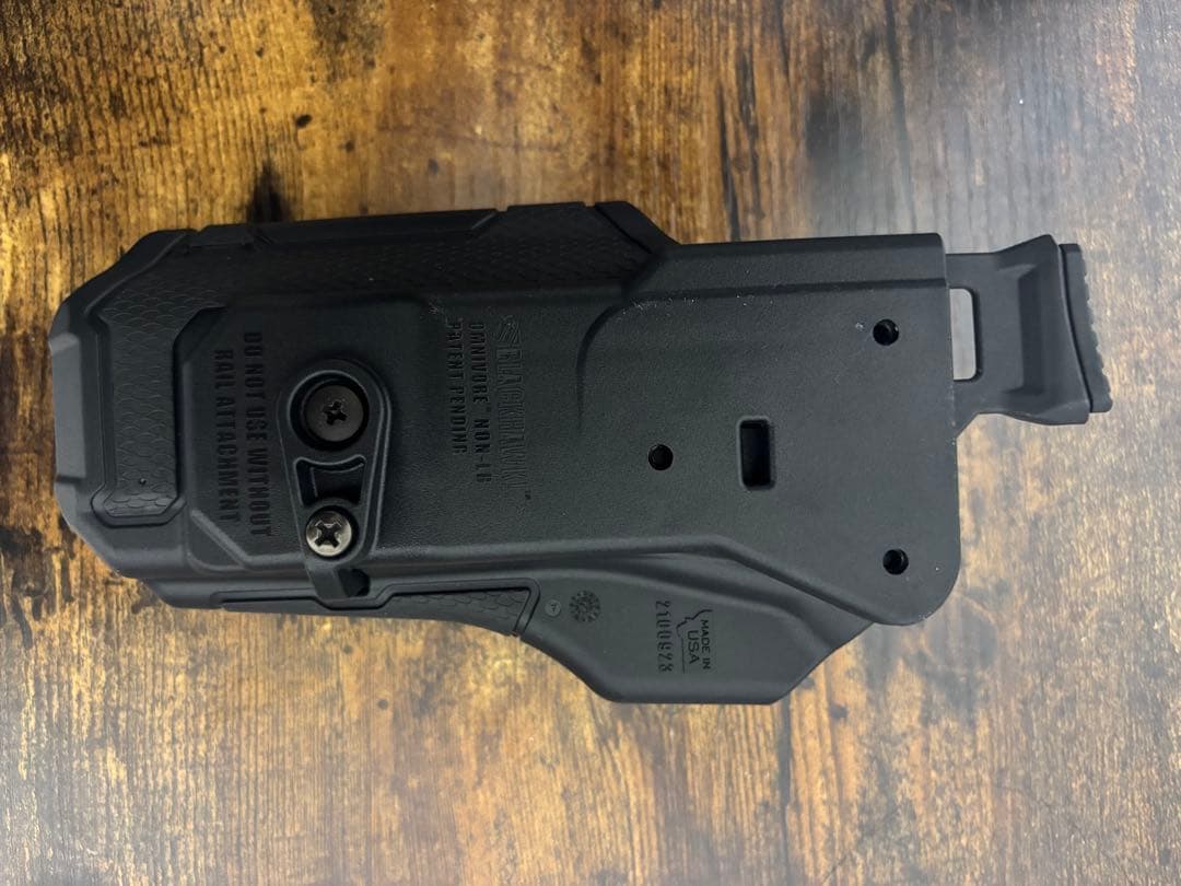 BLACKHAWK 右利き マルチフィットホルスター オムニボア ライト無し