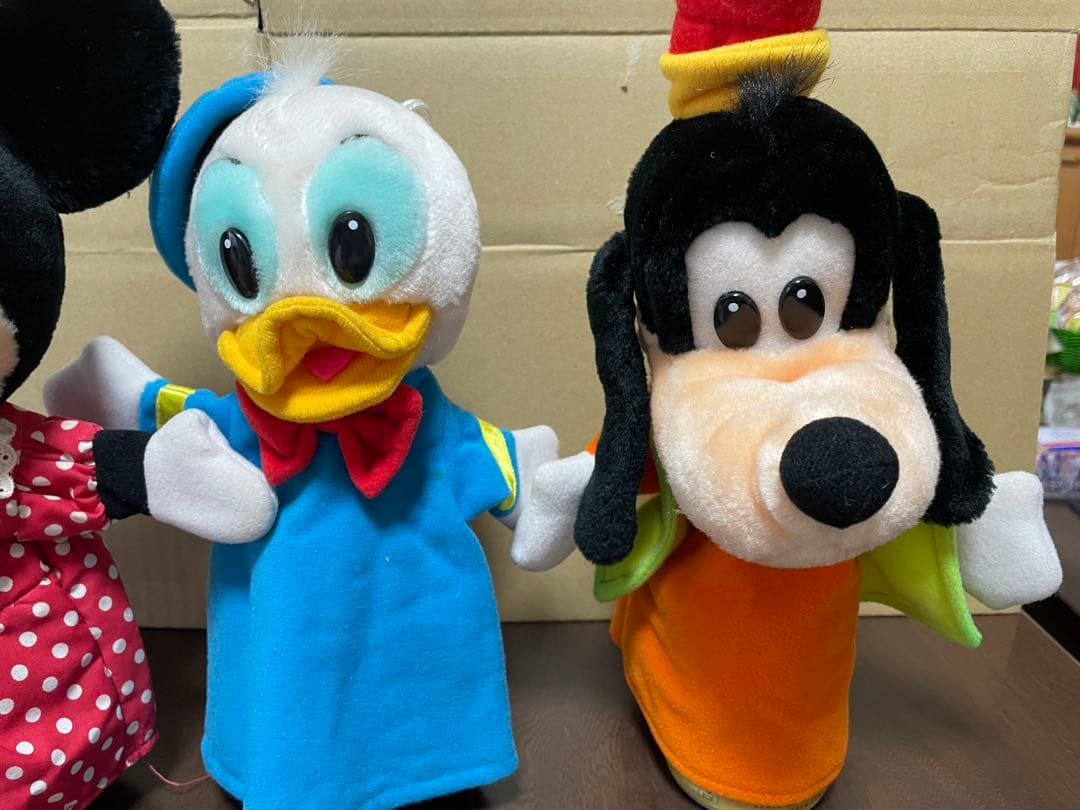 ミッキー ミニー ドナルド グーフィ ディズニー 激レア パペット ヴィンテージ