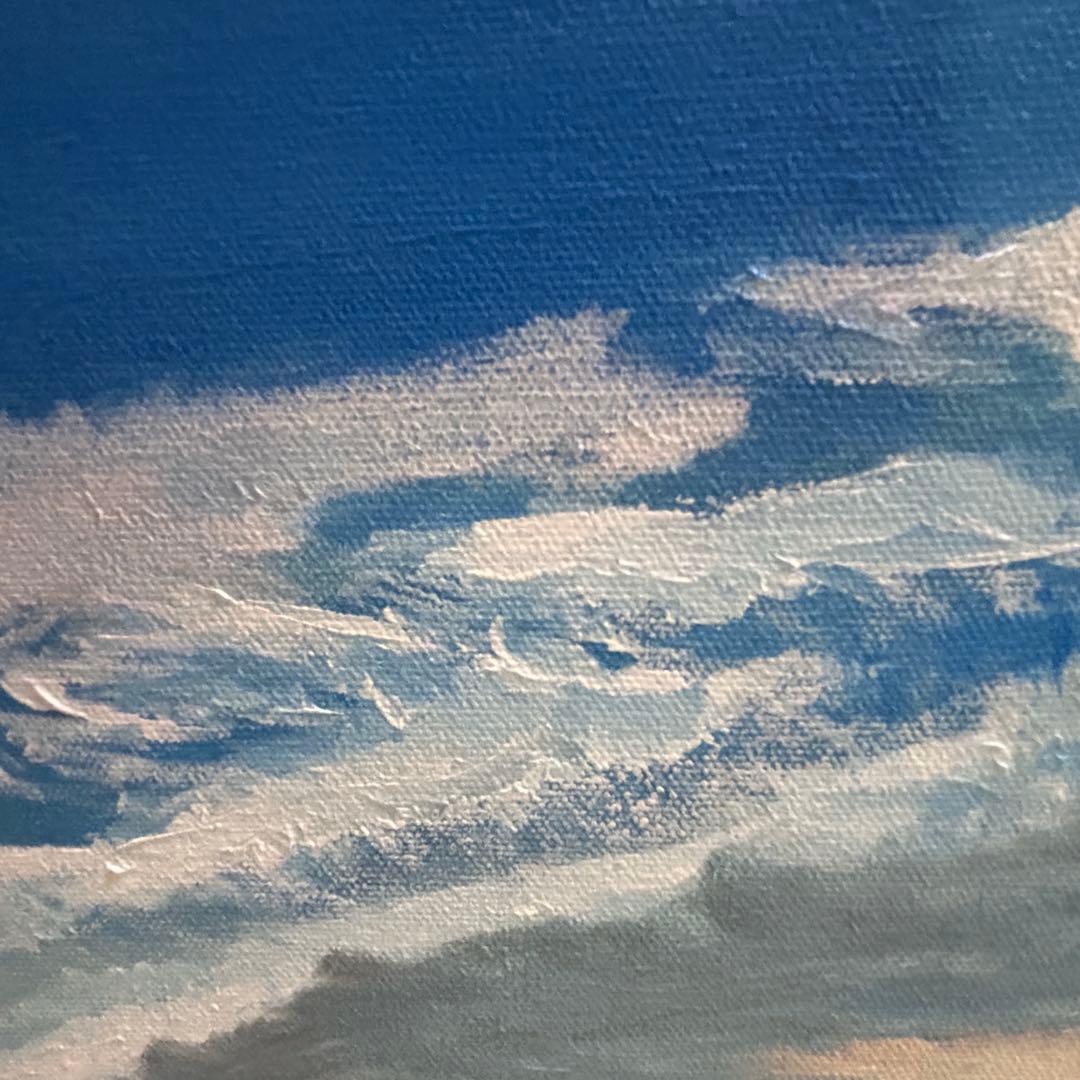 海の風景 アクリル画