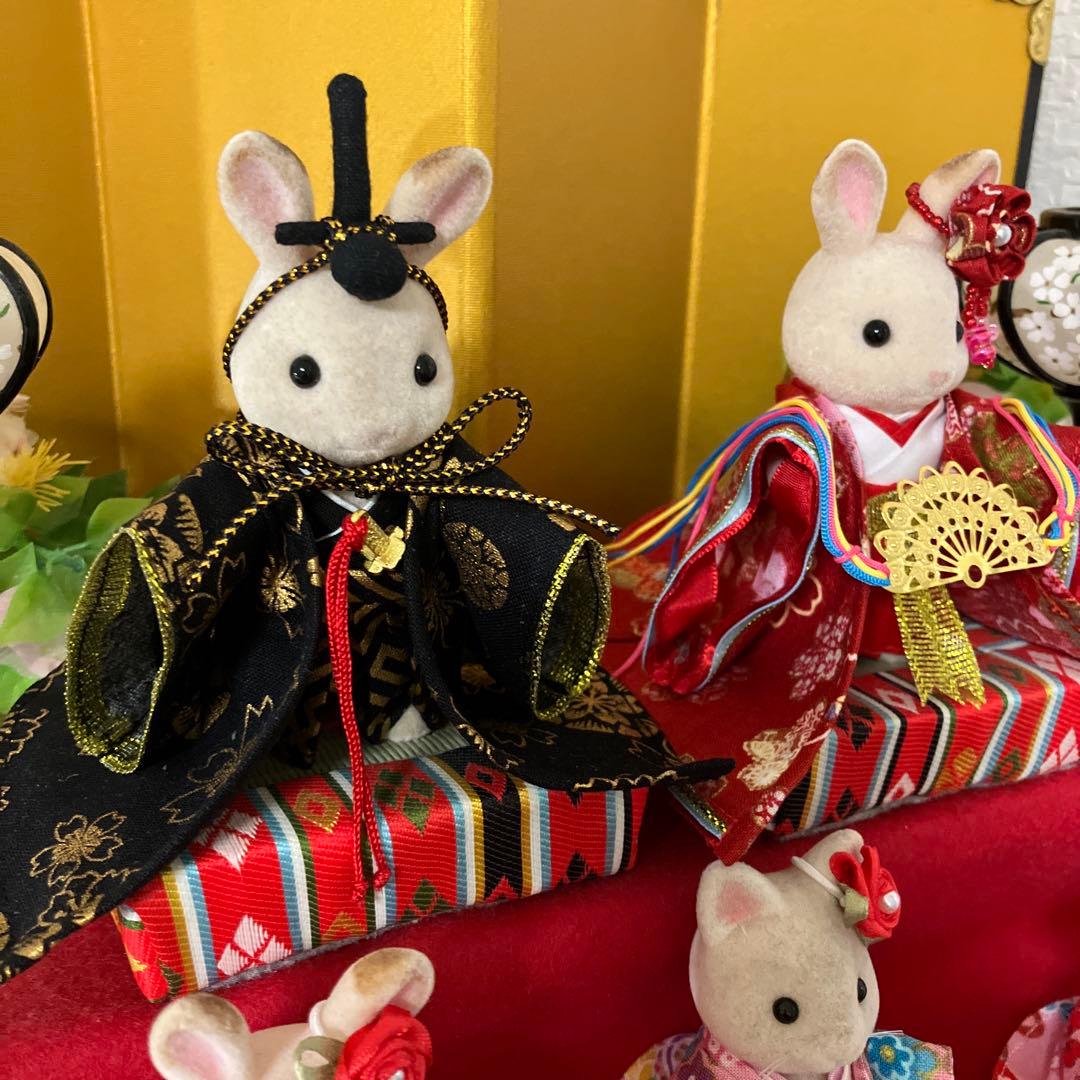 yuuu78♡ ひな祭り　シルバニア ハンドメイド 着物
