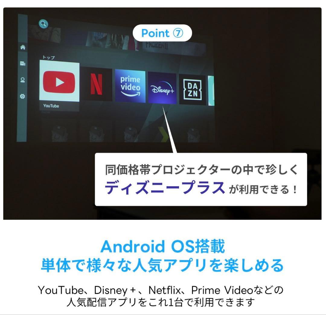 adget ポケットプロジェクター グレージュ