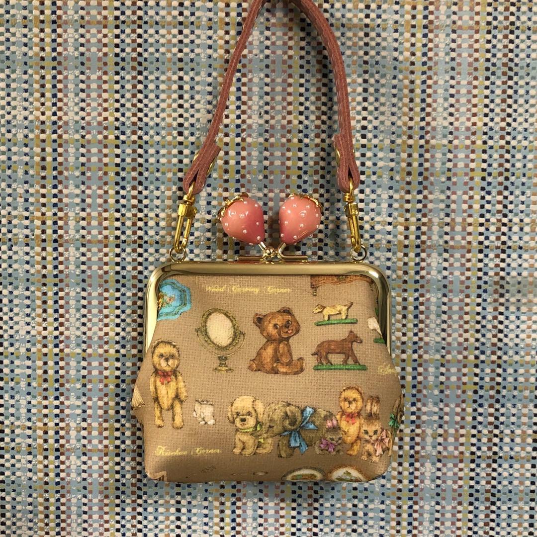 2012.ハンドメイド　ファスナーポーチ付ファスナーバッグ　フランシュリッペ