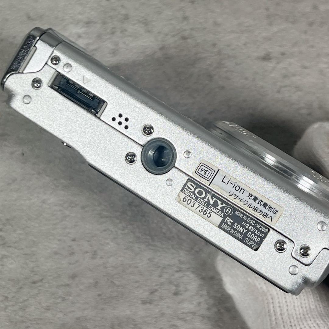 SONY ソニー Cybershot DSC-W200 シルバー デジタルカメラ