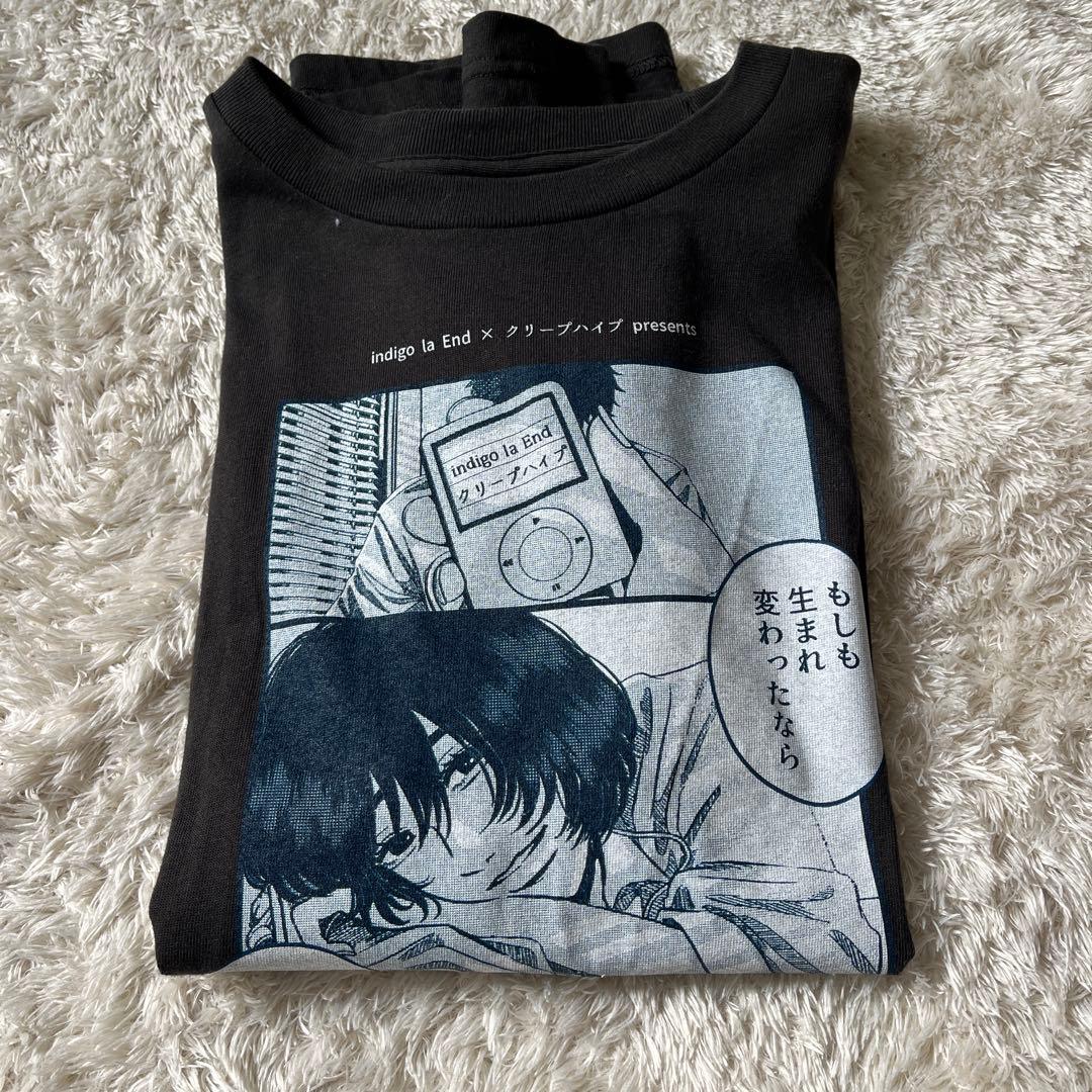indigo la End×クリープハイプ　Tシャツ スミ ブラック Mサイズ