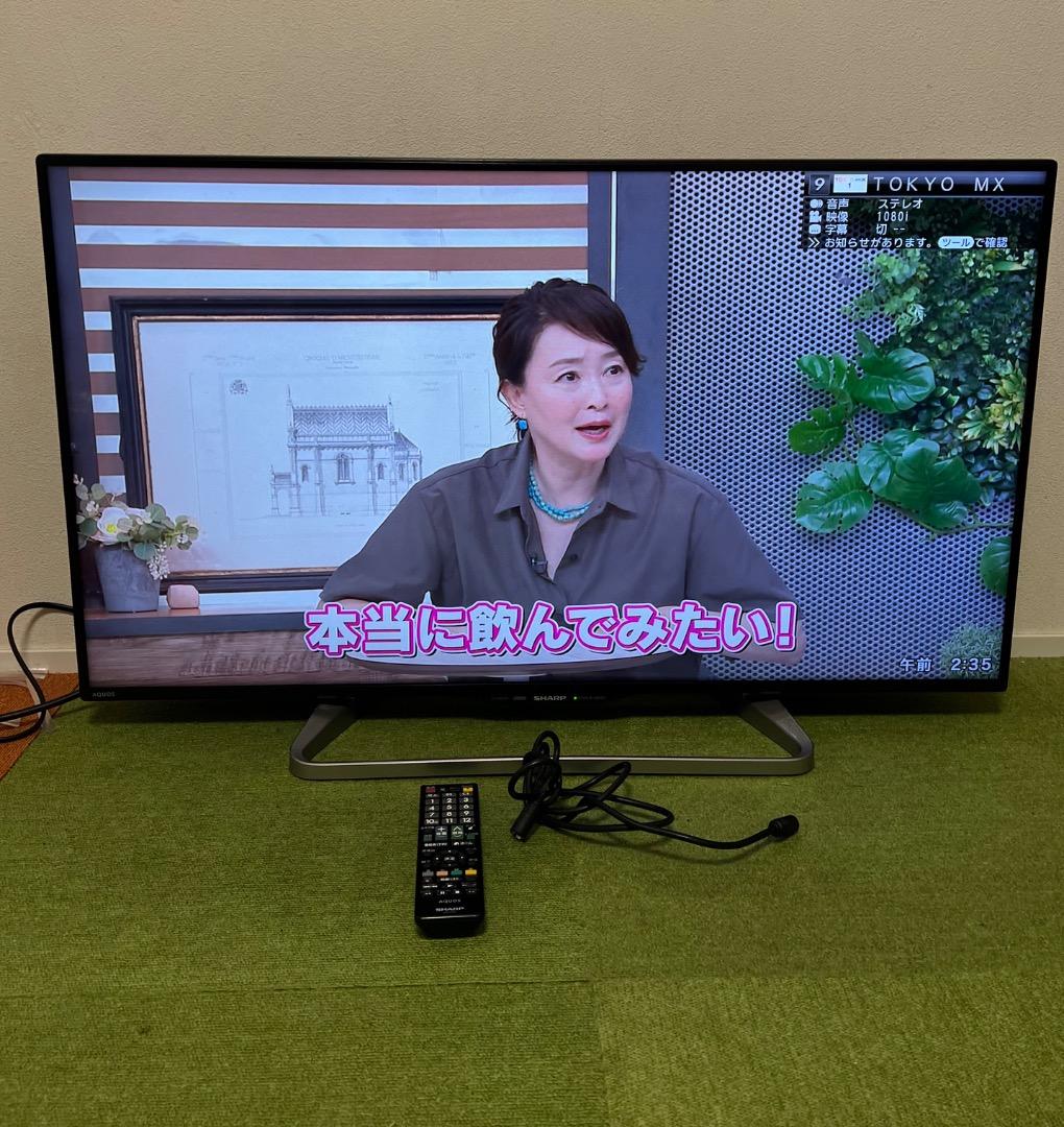 シャープ40インチAQUOS液晶テレビYouTube視聴可能