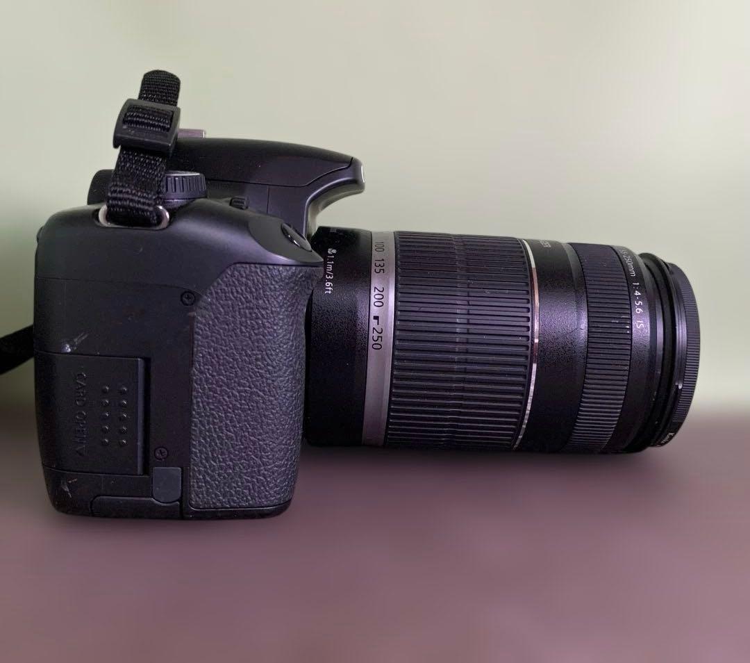 Canon EOS Kissx2 EFS 55-250mm レンズ バッテリー付