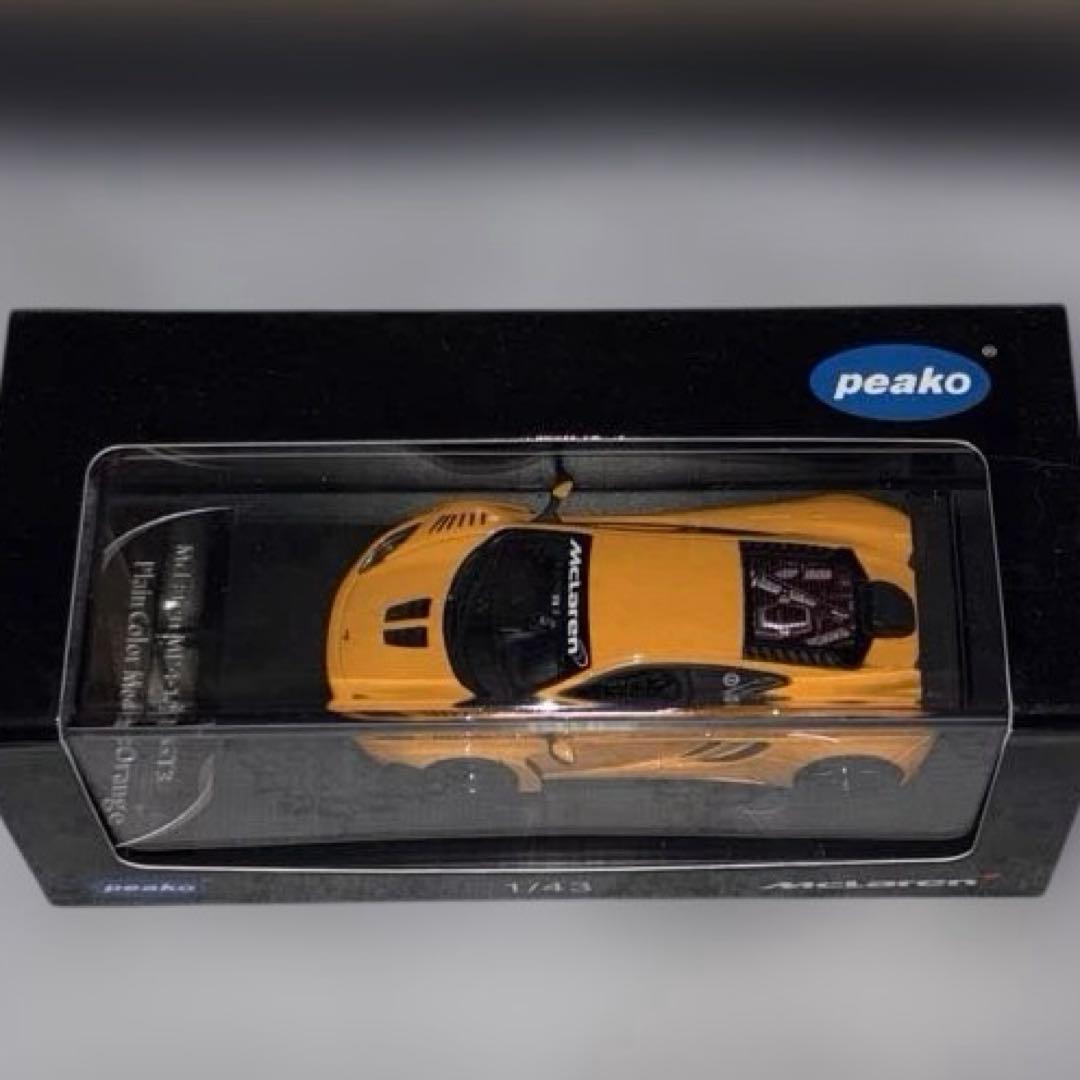 McLaren P1 1/43スケール マクラーレン4-12C GT3 オレンジ