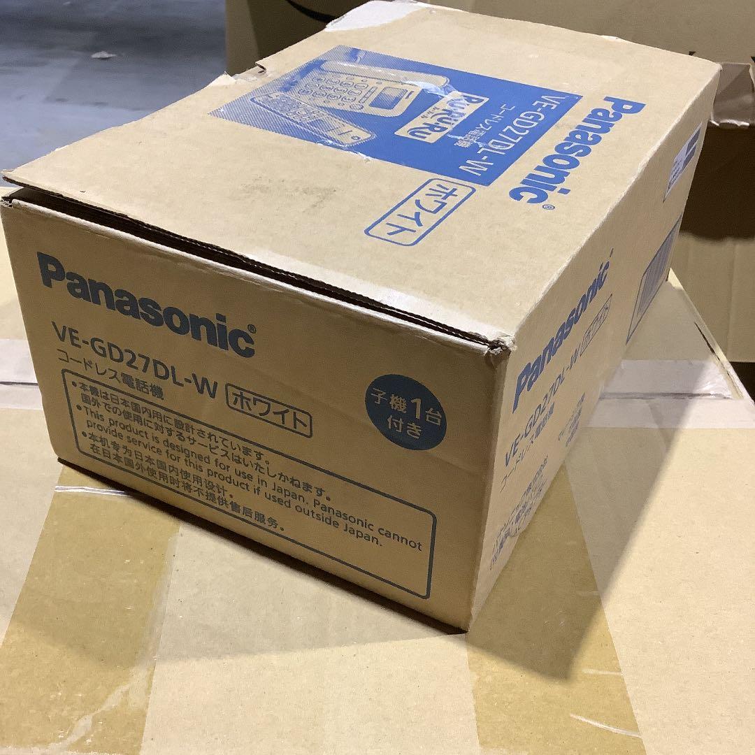 ★☆Panasonic VE-GD27DL-W コードレス電話機☆★