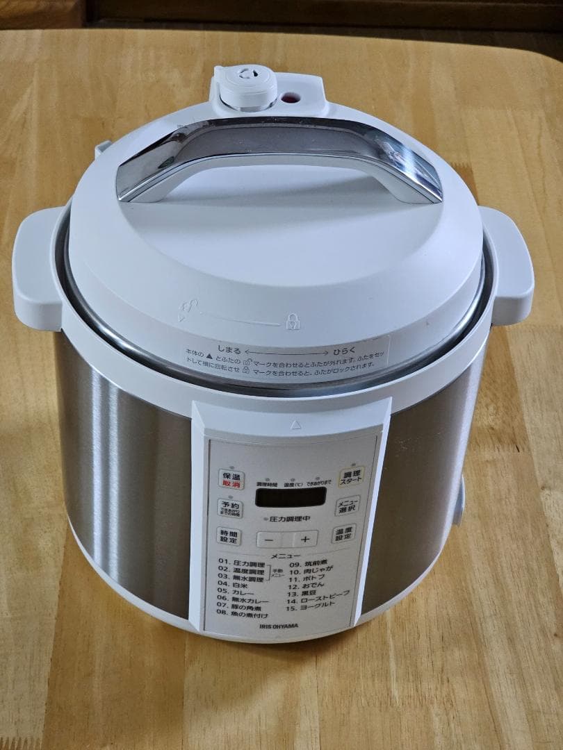 剣*様 アイリスオーヤマ 電気圧力鍋 圧力鍋 6L PC-EMA6-W