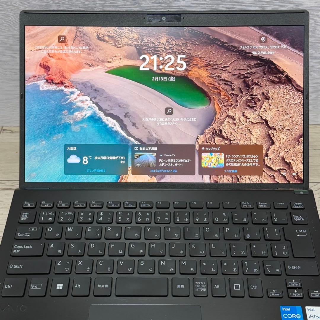 第12世代i5/16GB/VAIO Pro PG/13.3型 NVMe256GB