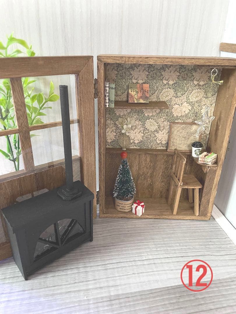 ドールハウスBOX【オーダー専用】背景ボード　ミニチュア
