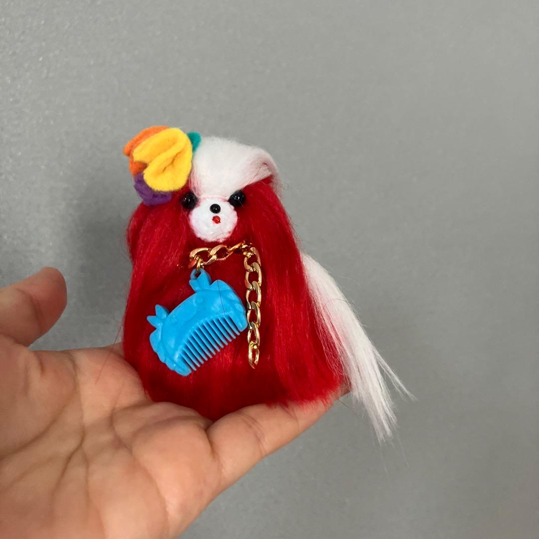 くり　レトロポップ　わんちゃん　ぬいぐるみ　りんご