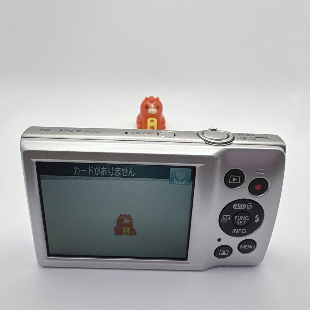 【美品】Canon IXY 200 コンデジ コンパクトデジタルカメラ　シルバー