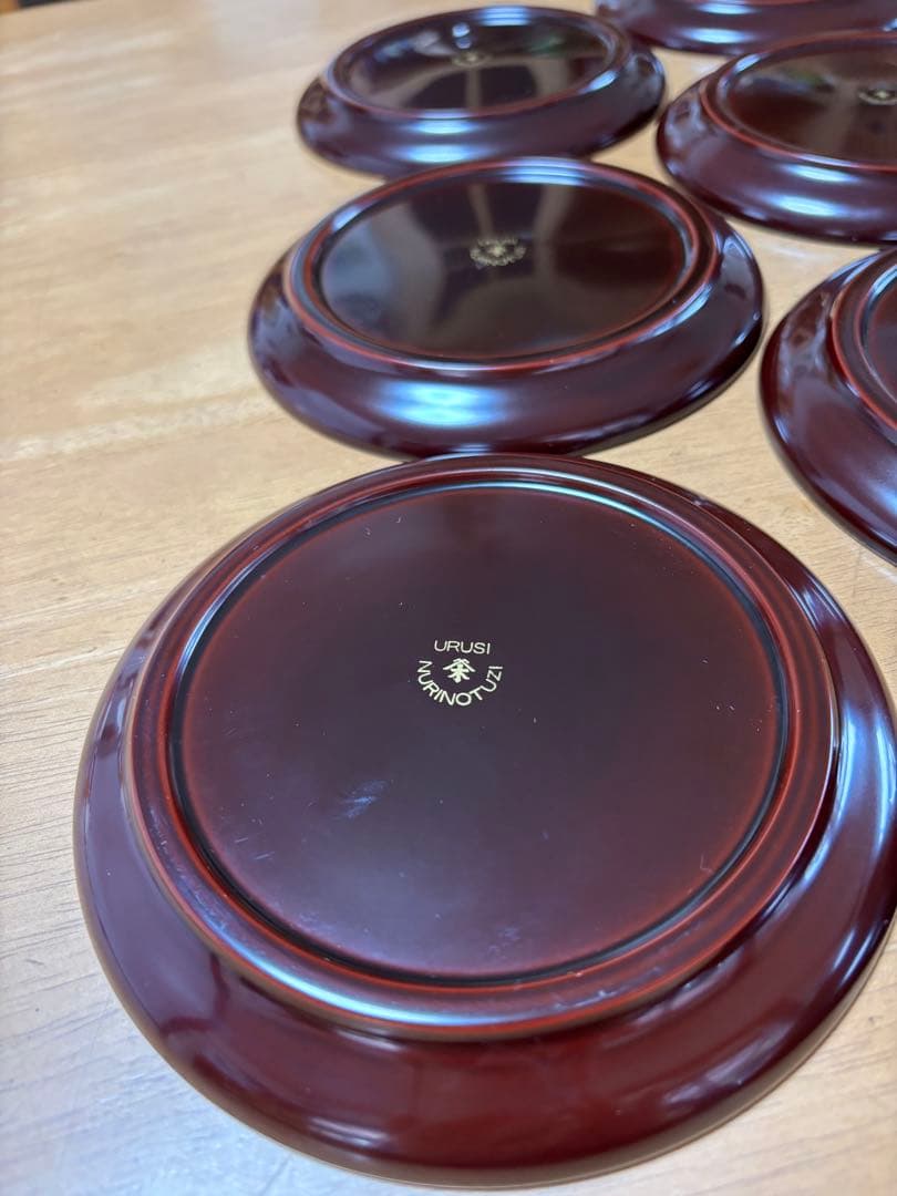 漆器　銘々皿10枚