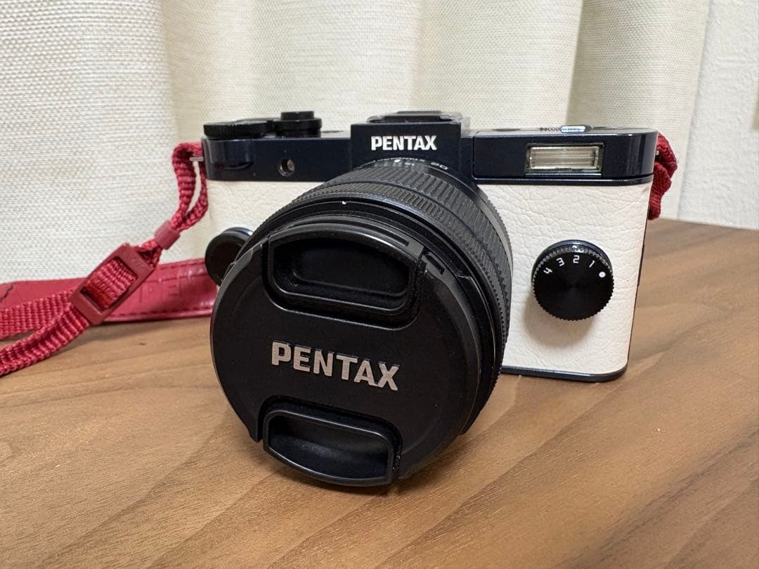 PENTAX Q-S1 ズーム　レンズキット　ミラーレス　メタルネイビークリーム