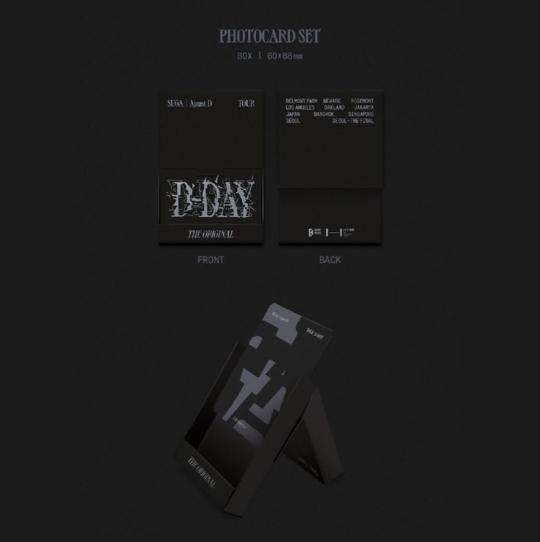 アイドル SUGA Agust D TOUR 'D-DAY' The Original
