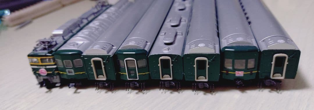 tomix トワイライトエクスプレス8両セット　ジャンク品