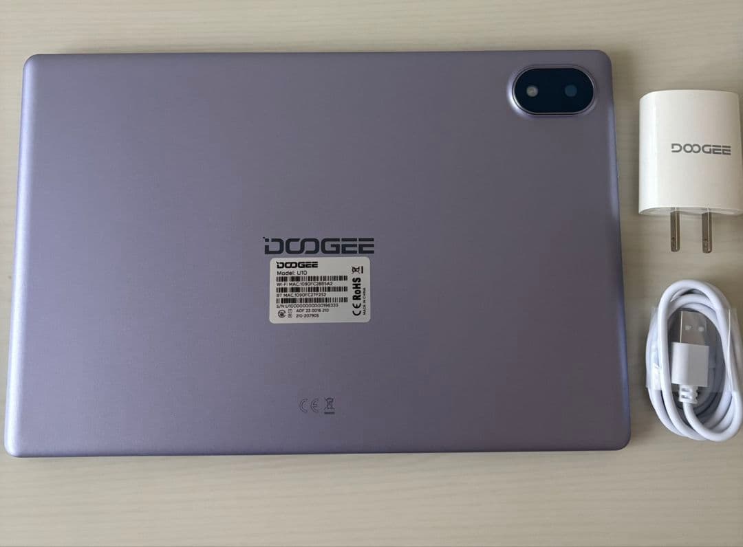 【Android15 wi-fiモデル 初登場】DOOGEE U10 タブレット