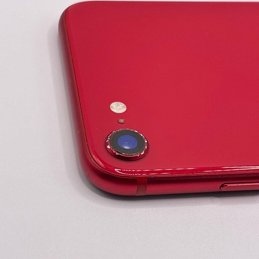 1-8【バッテリー74%】SIMフリー iPhone SE2 64GB レッド