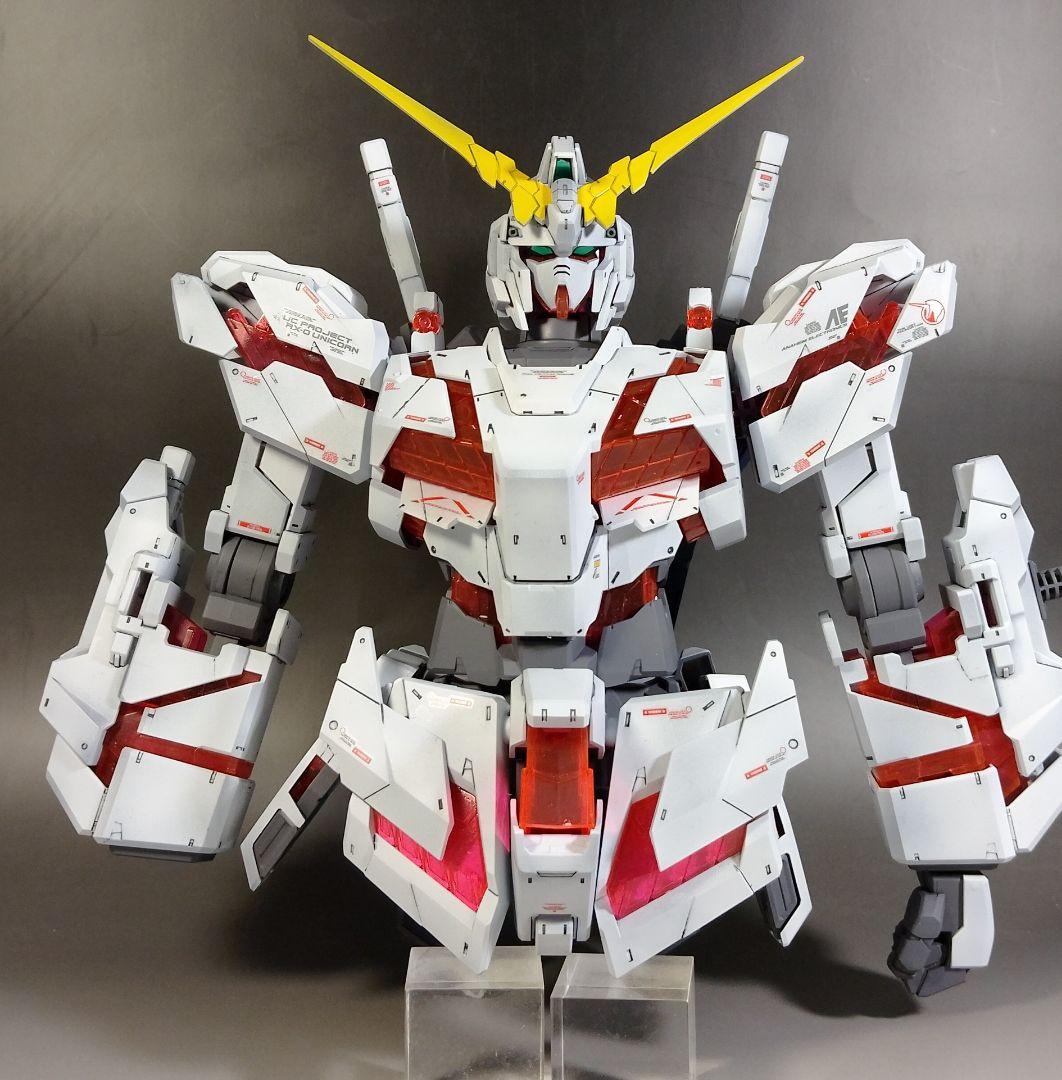 メガサイズ 1/48 ユニコーンガンダム デストロイモード 改修 全塗装 完成品