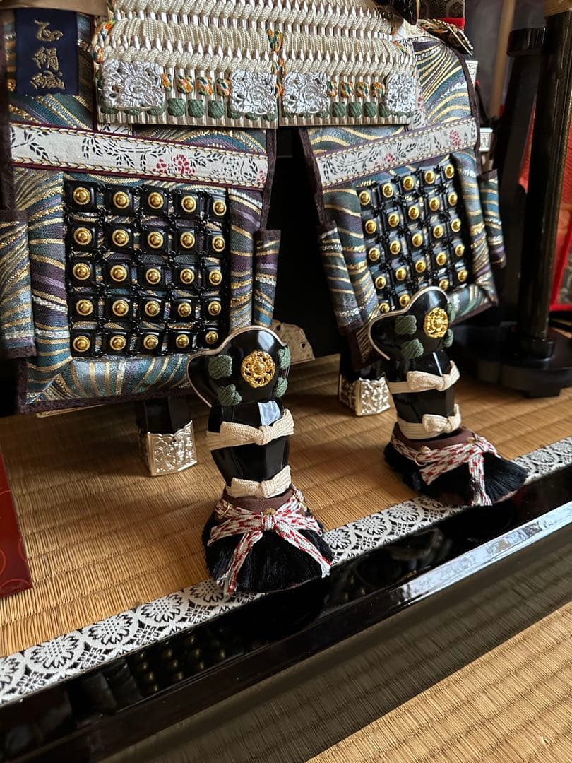 ◼️出品3/29(日)迄◼️美品【鈴甲子雄山/ スズキネユウザン 】大鎧　正絹糸織