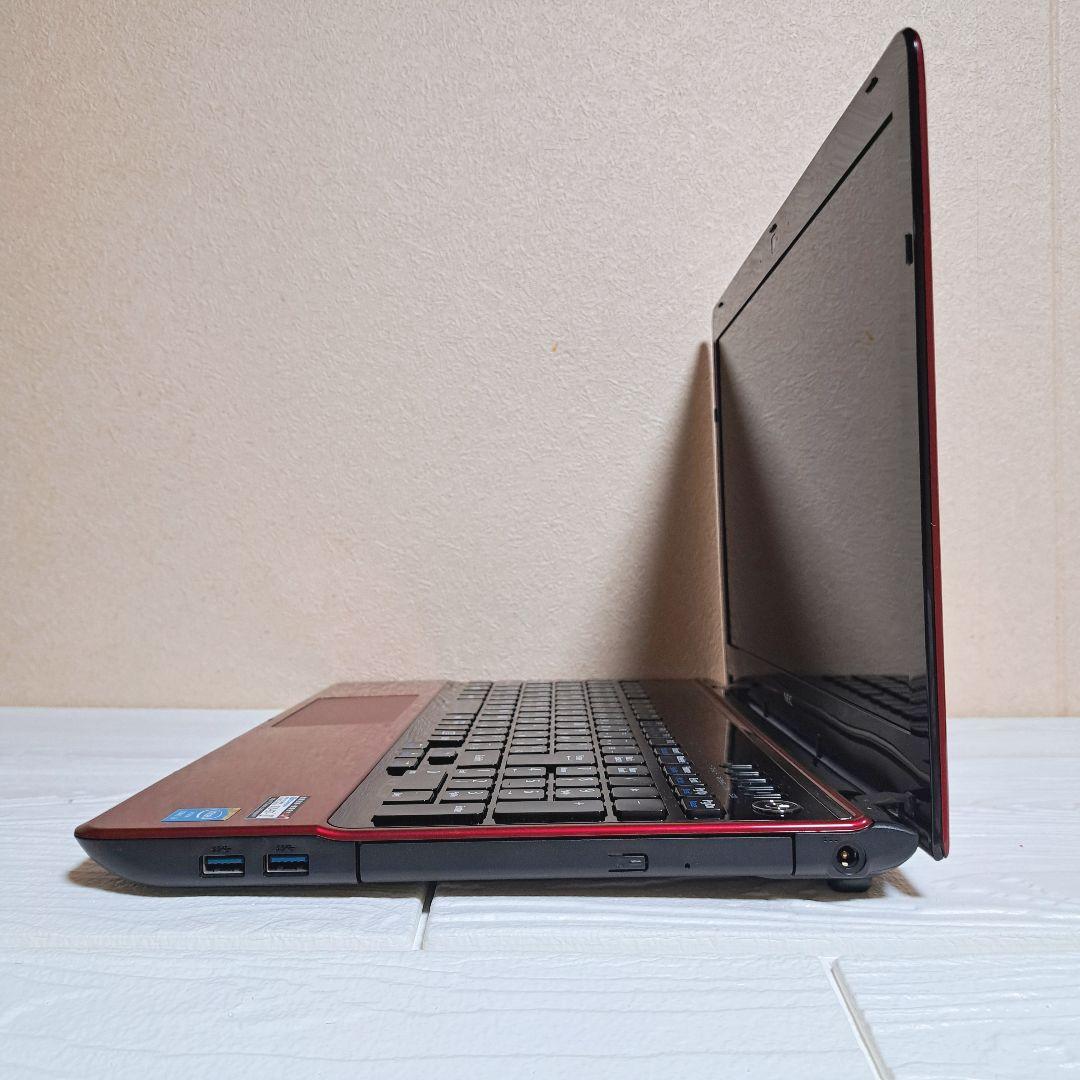 NEC Lavie ノートパソコン PC レッド 高速SSD オフィス 薄型
