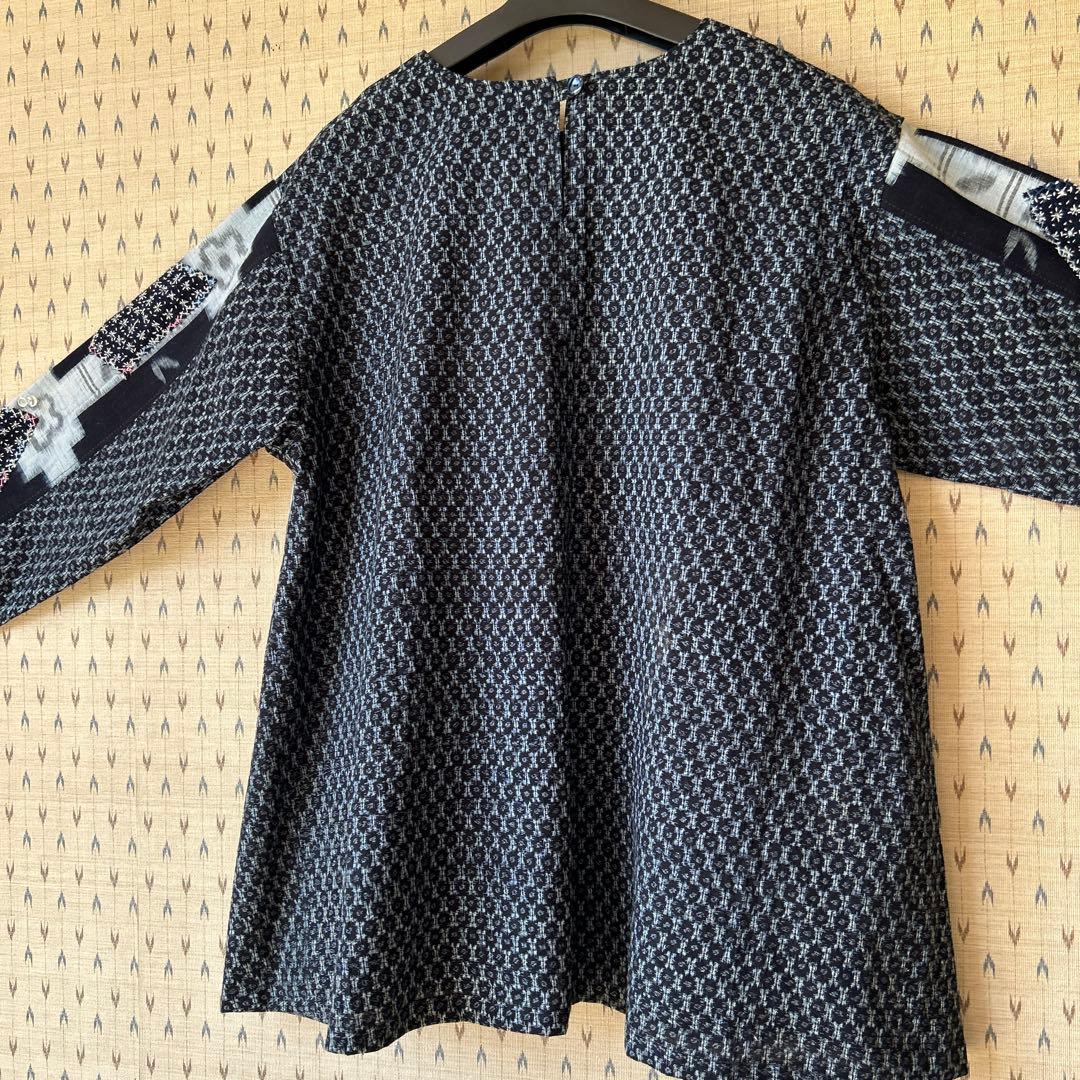 古布　藍染　チュニック