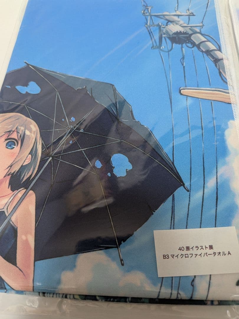 40原イラスト展限定B3マイクロファイバータオル4種セット
