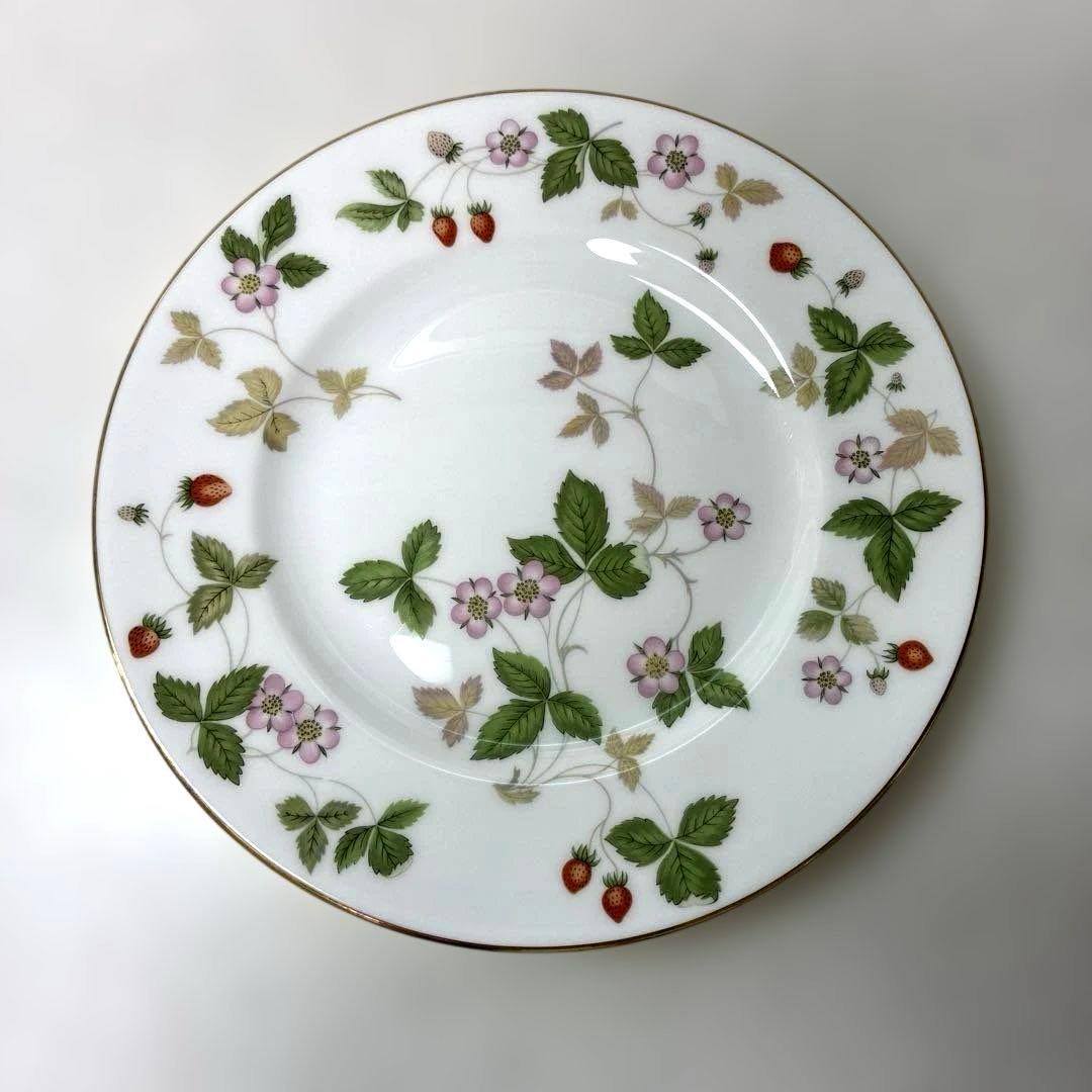 【美品】ウェッジウッド　ワイルドストロベリー　デザートプレート　17.5cm