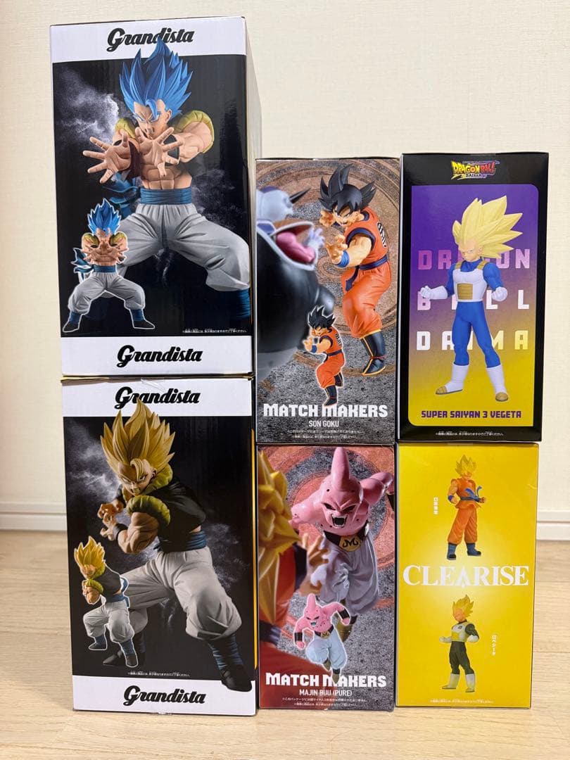 【新品未開封】ドラゴンボールGOGETA ベジータ　魔人ブウ　孫悟空　6体セット