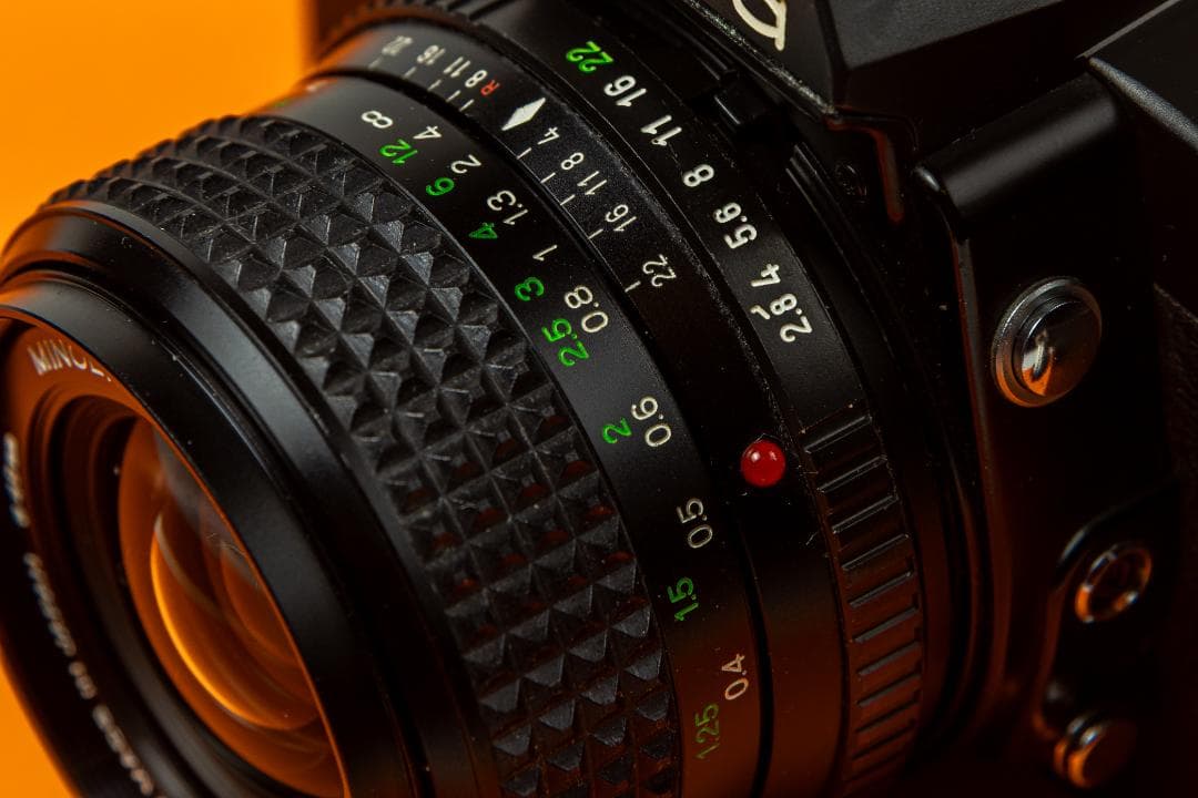 [#500] ミノルタ MINOLTA XD & ROKKOR 28mm 2.8