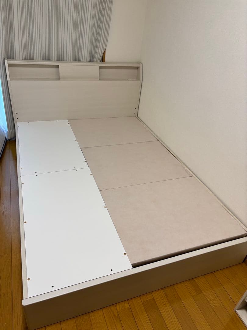⚠️値下げ⚠️【ニトリ】ダブルベッドフレーム(アザン3浅型)