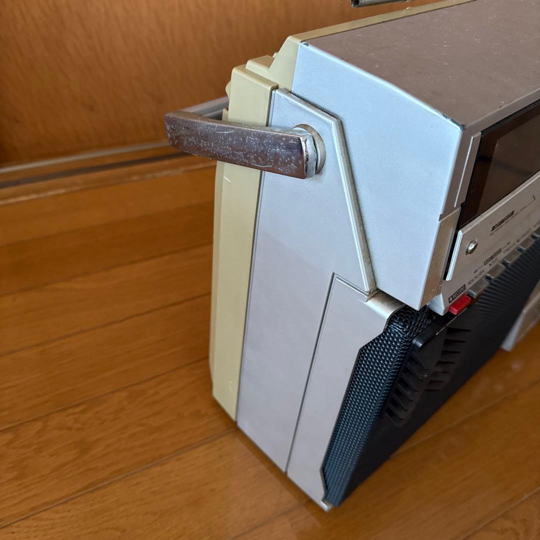 【昭和レトロ】AIWA CS-J77MKⅡラジオ・ラジカセ　現状品　希少品