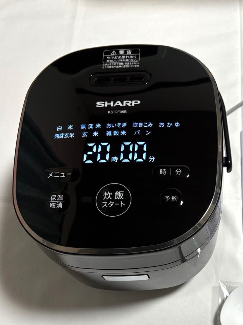 SHARP KS-CF05B ーB 炊飯器　2025年製　3合　ブラック　黒