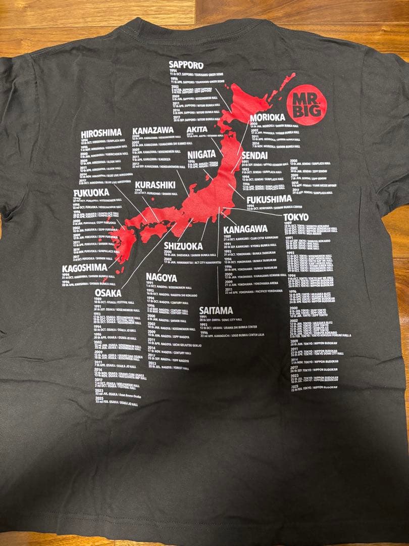 MR.BIG 2025年ラストツアーTシャツ3枚セット