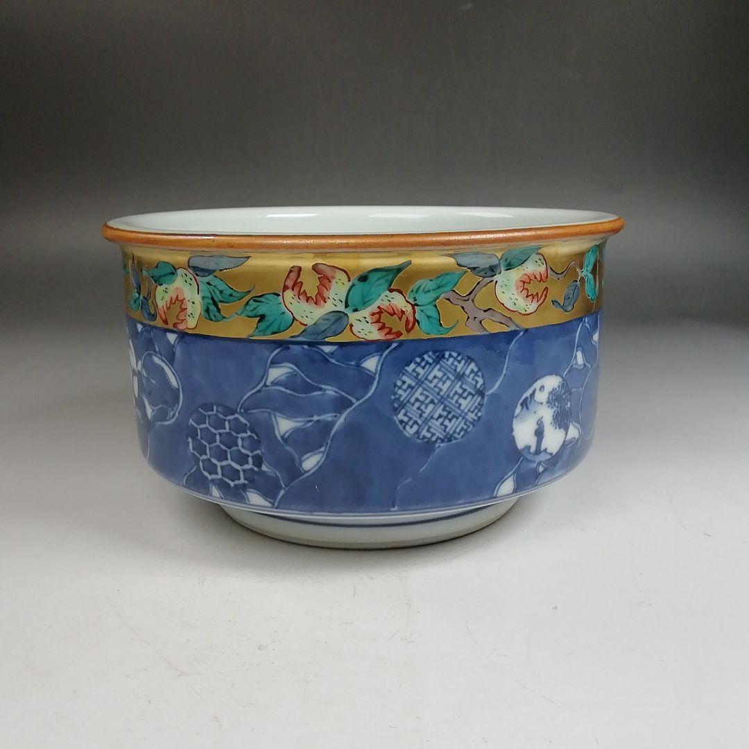 Ｗ３５０　皆具　『祥瑞金襴手　皆具』『平安　玉堂窯 造』　共箱　茶道具