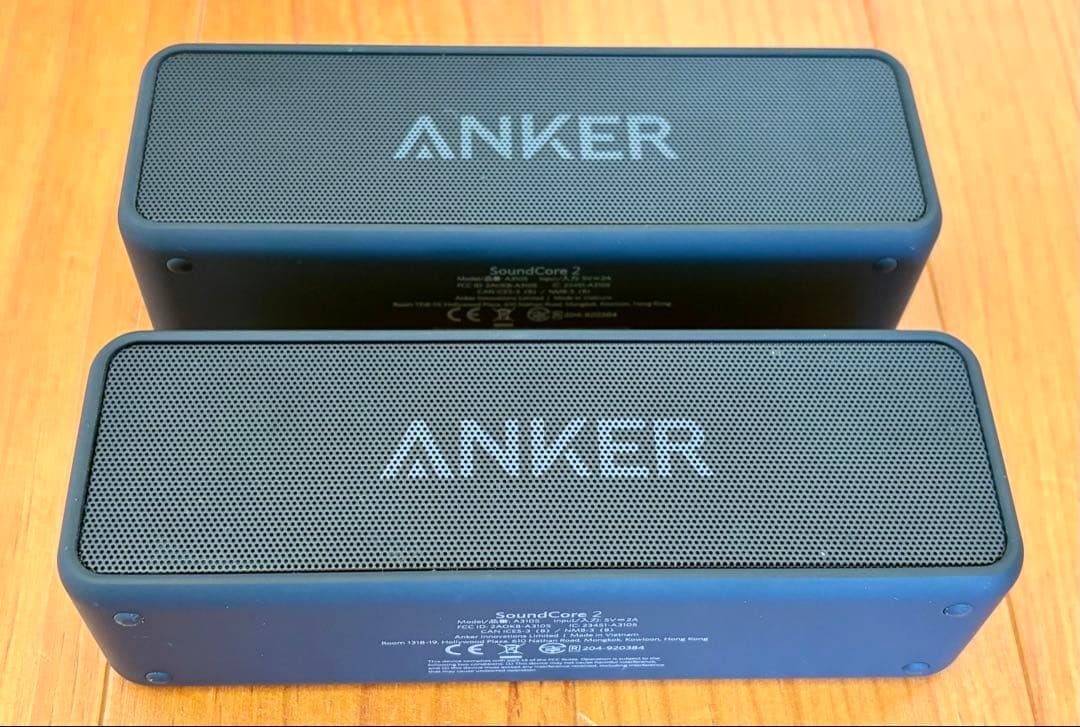 ANKER Soundcore2　ブラック ２台セット ペアリング済