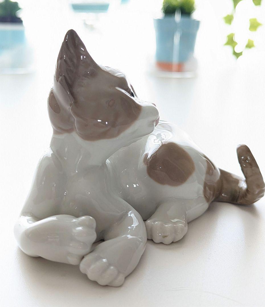 リヤドロ 猫 フィギュリン 置物