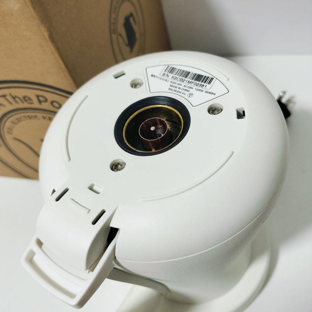 【動作確認済み】BALMUDA バルミューダ　電気ケトル　ホワイト　1182