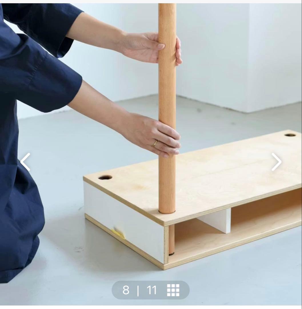 【イデアコ】ideaco 机　pallet スリムデスク