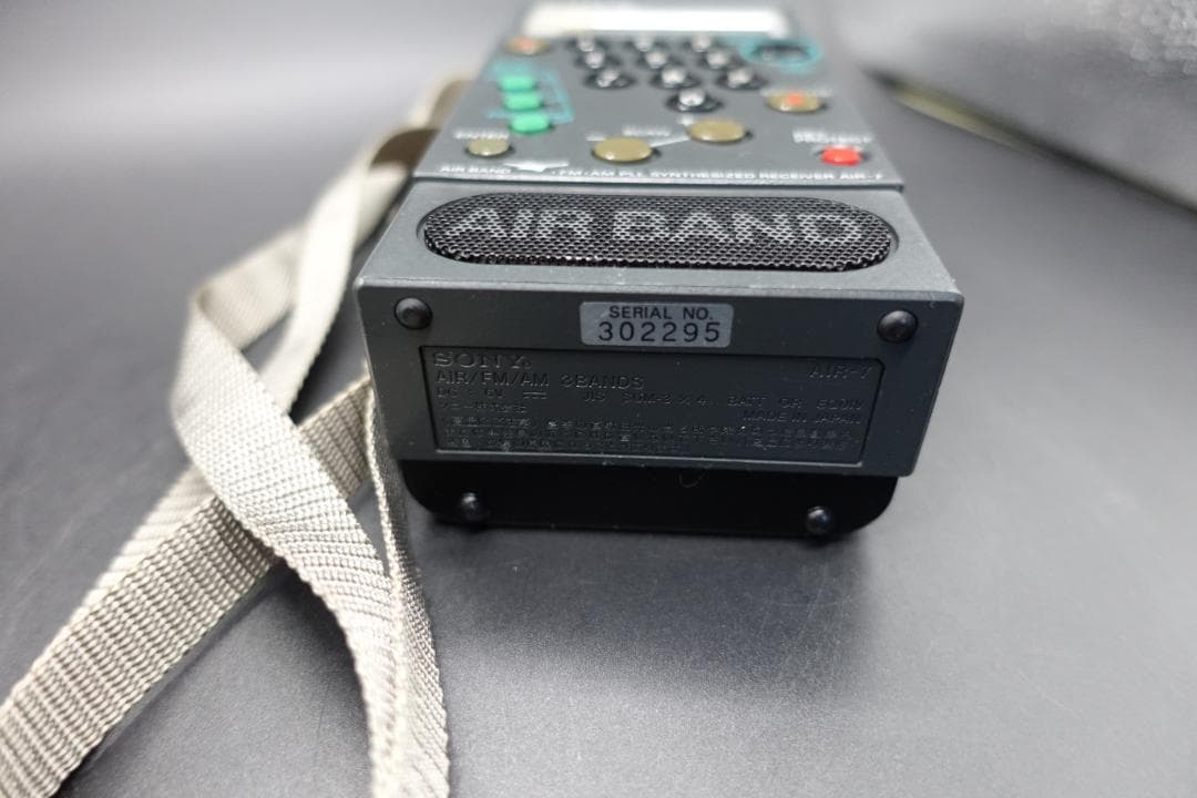 整備動作品　SONY AIR BAND ラジオ AIR-7 取説付（PDF)