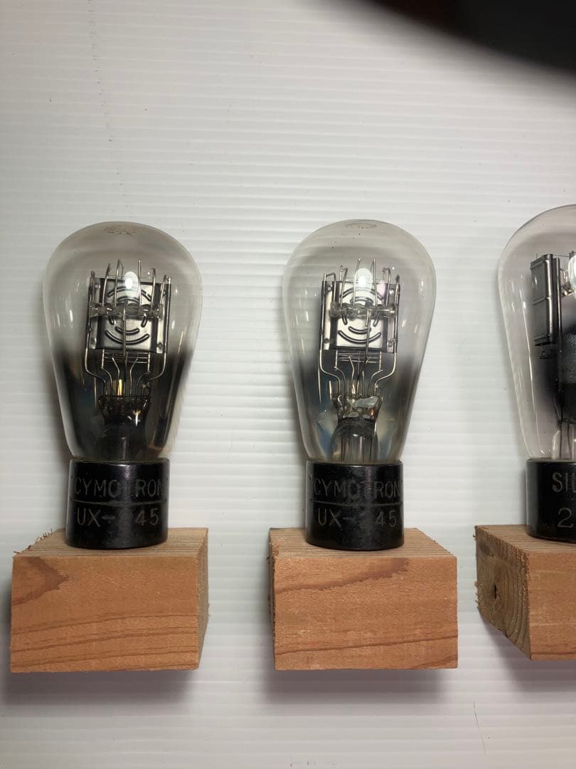 真空管UX245×2 KX280×2 不動品 飾り用ディスプレイスタンド付