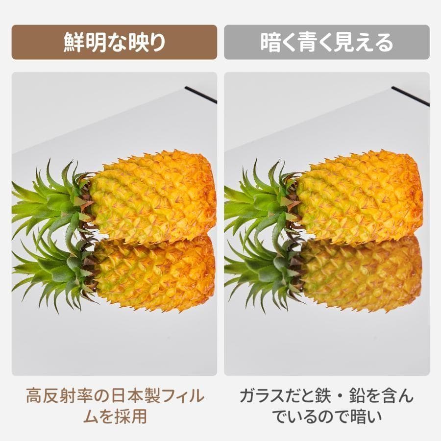 割れない鏡 スタンドミラー 全身 姿見 壁掛け 大型 軽量 ウォール 2814