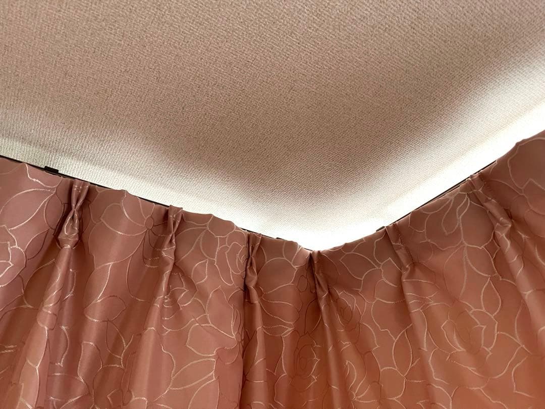 ニトリ　ピンク花柄カーテン&レースカーテン　幅150cm✖️丈150cm✖️2枚