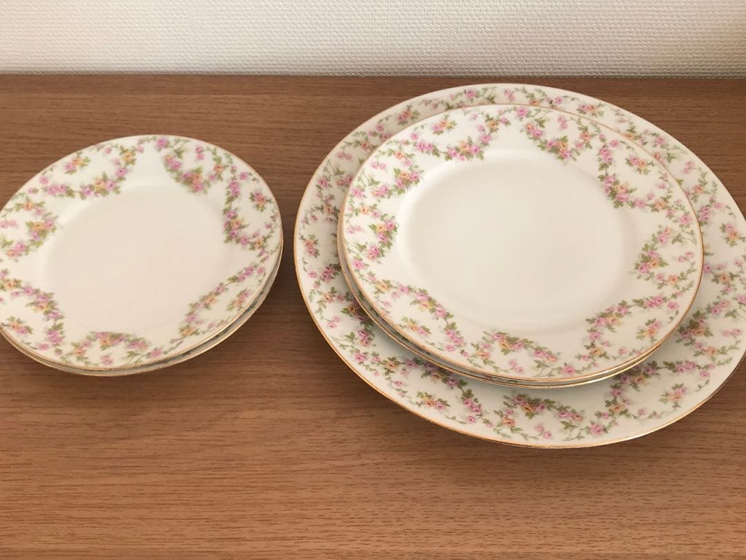 Limoges リモージュ　フランス　プレート　5枚　セット