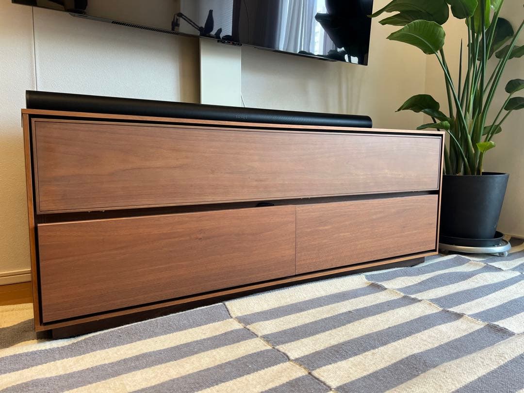 【週末値下げ】ACTUS RIMO 120cm 2段　ウォールナット　日本製