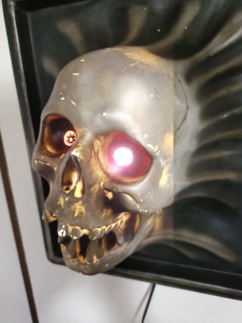 骸骨の立体壁掛けオブジェ