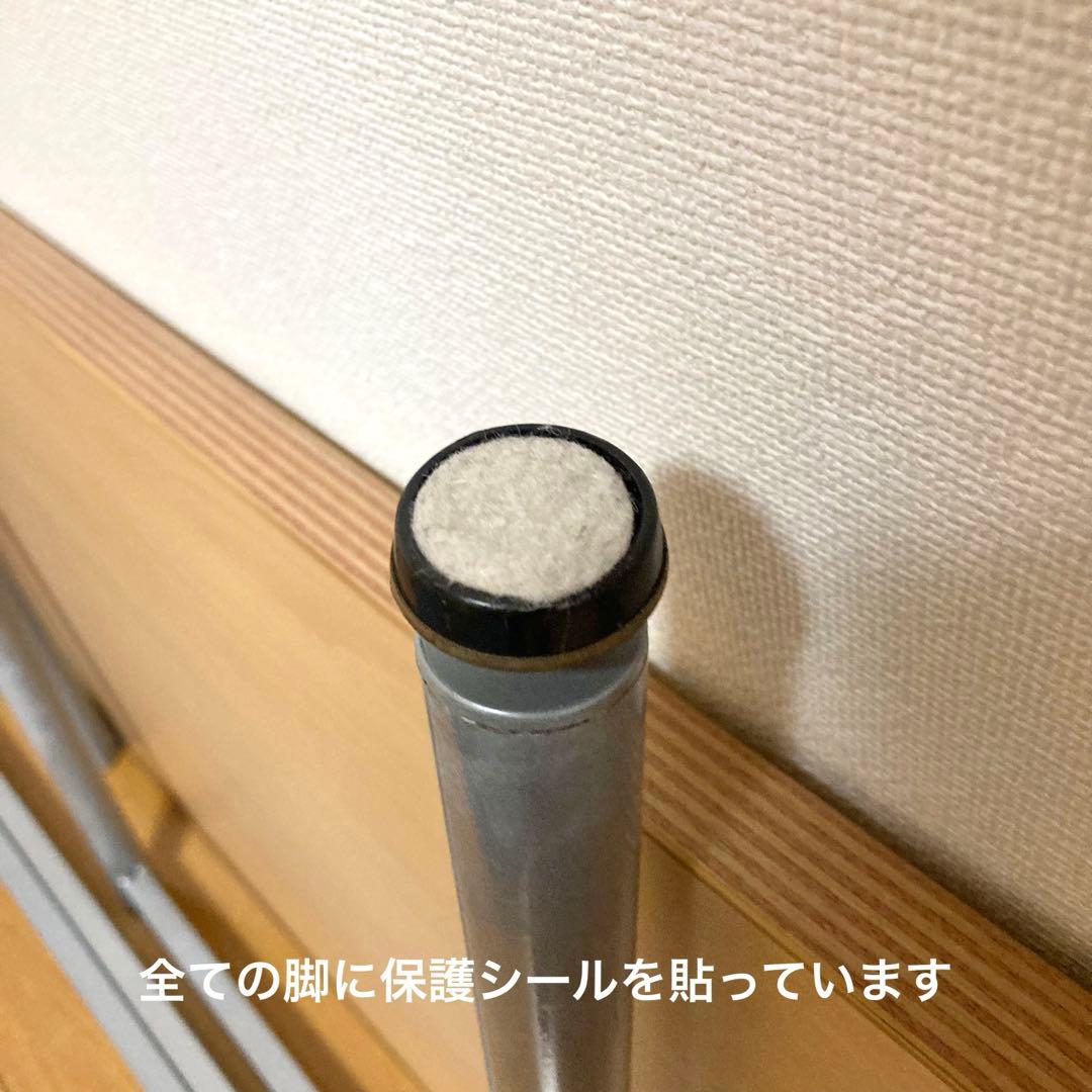 作業机 ケーブルラック付き　120cm×60cm×73cm パソコンデスク 木目