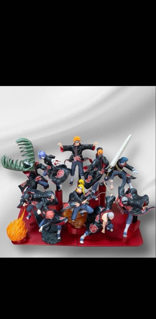 NARUTO 暁 フィギュア まとめ売り　専用台座付き